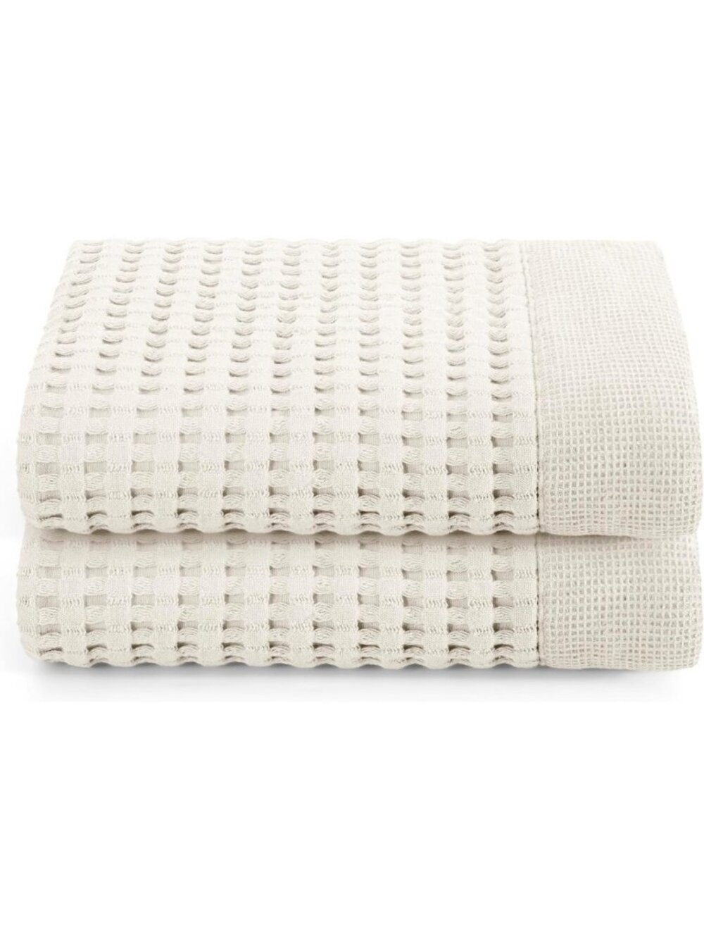 Luxury Waffle Hand Towels Set of 2 | Quick Dry, Lint Free, Super Absorbent
